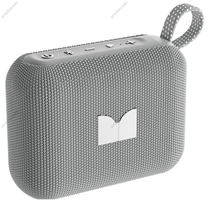 Портативна колонка Bluetooth MONSTER D135 Cube 1 (MS62113) IPX7 BT5.4 6/12W Grey