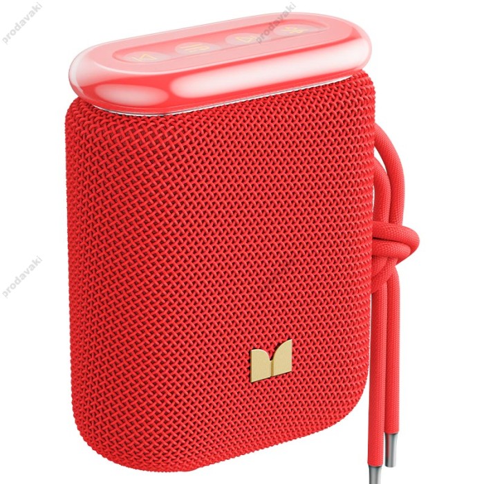 Портативна колонка Bluetooth MONSTER D139 Blaster Pebble (MS62131) IPX5 BT5.4 6/12W Red