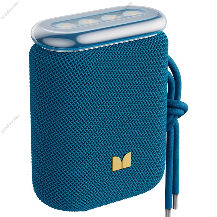 Портативна колонка Bluetooth MONSTER D139 Blaster Pebble (MS62131) IPX5 BT5.4 6/12W Blue