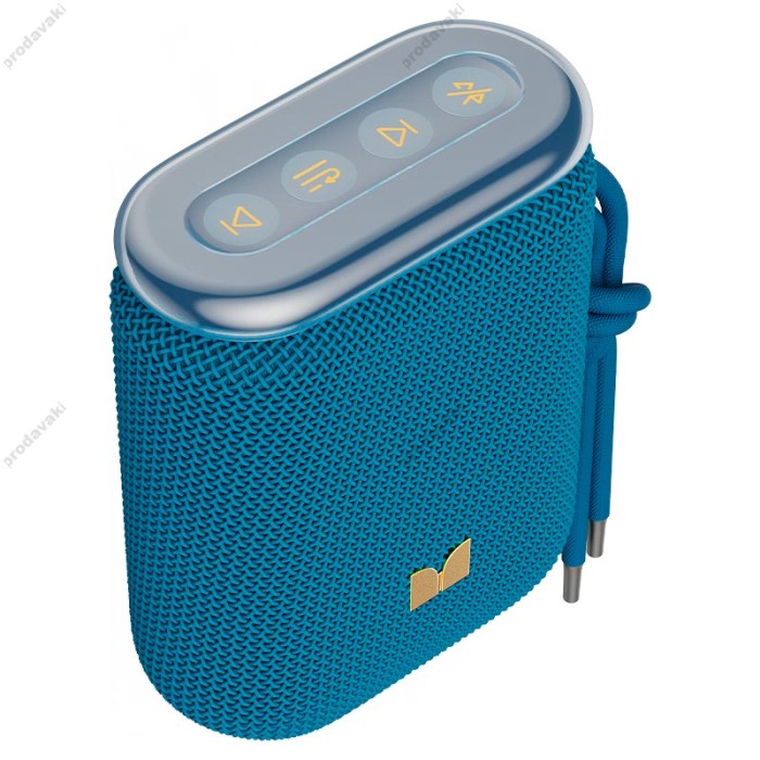 Портативна колонка Bluetooth MONSTER D139 Blaster Pebble (MS62131) IPX5 BT5.4 6/12W Blue