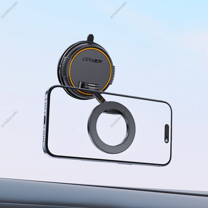 Автомобільний тримач ACEFAST D55 magnetic car holder for dashboard Black