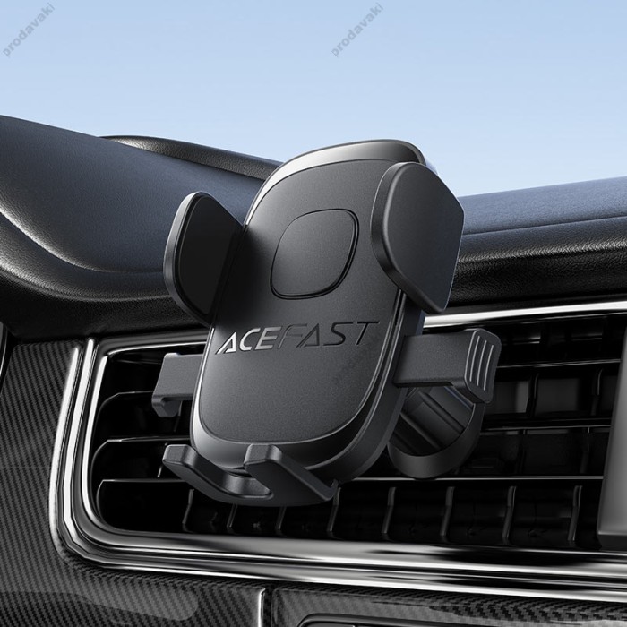 Автомобільний тримач ACEFAST D56 one key lock car holder for air vent Black