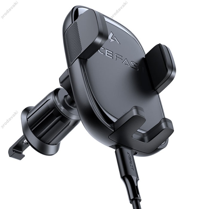 Автомобільний тримач ACEFAST D48 press type wireless charging car holder for air vent 15W Black