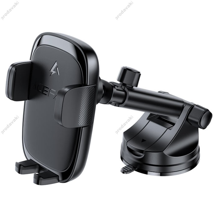 Автомобільний тримач ACEFAST D49 press type wireless charging car holder for dashboard 15W Black