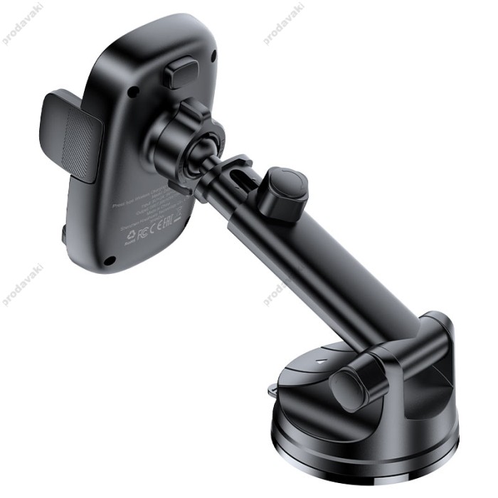 Автомобільний тримач ACEFAST D49 press type wireless charging car holder for dashboard 15W Black
