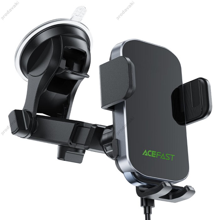 Автомобільний тримач ACEFAST D53 wireless charging car holder with electric clamp 15W Black