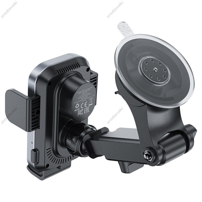 Автомобільний тримач ACEFAST D53 wireless charging car holder with electric clamp 15W Black