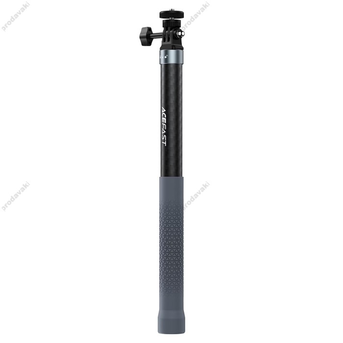 Подовжувач на штатив/трипод/монопод ACEFAST E38 1.2m carbon fiber telescopic selfie stick 1.2m Black-grey