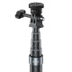 Подовжувач на штатив/трипод/монопод ACEFAST E38 1.2m carbon fiber telescopic selfie stick 1.2m Black-grey