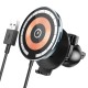 Автомобільний тримач із бездротовою зарядкою Hoco CW42 Discovery Edition multipurpose magnetic Black