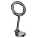 Автомобільний тримач Hoco H51 Advantage metal ring magnetic Car holder (center console) Metal-Grey