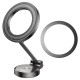 Автомобільний тримач Hoco H51 Advantage metal ring magnetic Car holder (center console) Metal-Grey