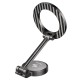 Автомобільний тримач Hoco H51 Advantage metal ring magnetic Car holder (center console) Metal-Grey
