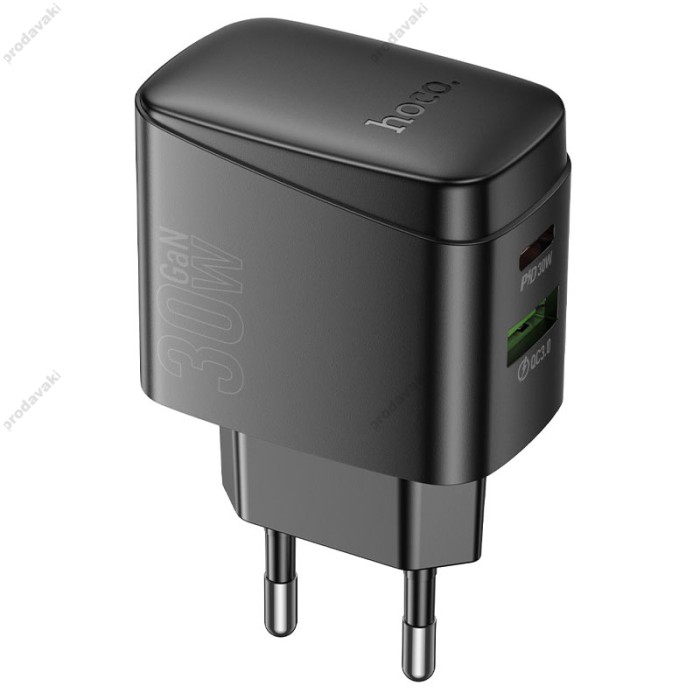 Мережевий зарядний пристрій HOCO CS61A Bright charger 30W Black