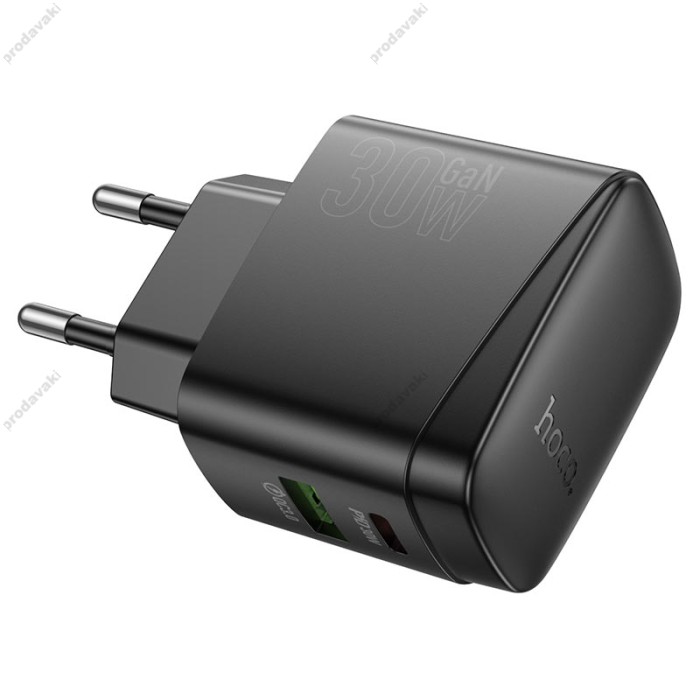 Мережевий зарядний пристрій HOCO CS61A Bright charger 30W Black