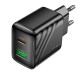 Мережевий зарядний пристрій HOCO CS25A Rico charger 20W Black