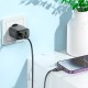 Мережевий зарядний пристрій HOCO CS23A Sunlight dual-port charger Lightning cable 30W Black