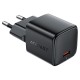Мережевий зарядний пристрій ACEFAST A118 PD mini GaN USB-C fast charger 30W Black