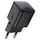 Мережевий зарядний пристрій ACEFAST A118 PD mini GaN USB-C fast charger 30W Black