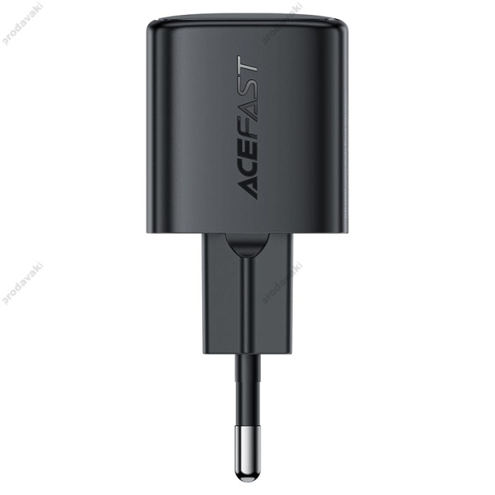 Мережевий зарядний пристрій ACEFAST A118 PD mini GaN USB-C fast charger 30W Black