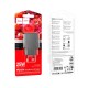 Мережевий зарядний пристрій HOCO CS24A Puerto single-port charger 25W Black