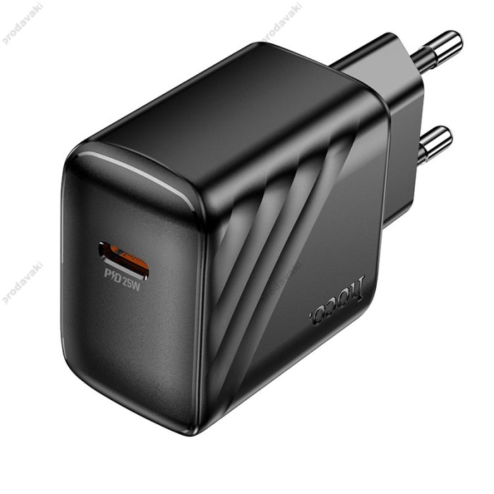 Мережевий зарядний пристрій HOCO CS24A Puerto single-port charger 25W Black