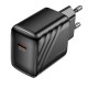 Мережевий зарядний пристрій HOCO CS24A Puerto single-port charger 25W Black