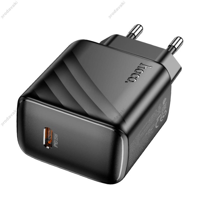Мережевий зарядний пристрій HOCO CS24A Puerto single-port charger 25W Black