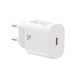 Мережевий зарядний пристрій XO CE25 fast charging charger 25W White