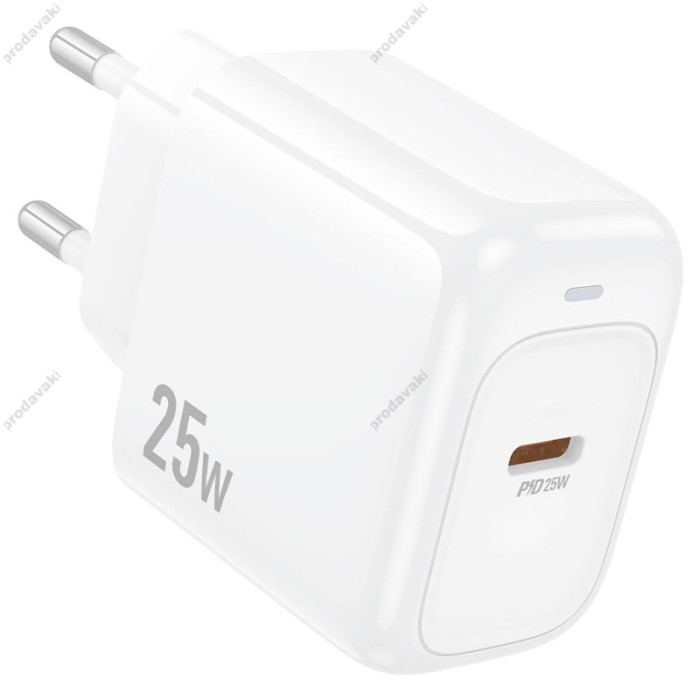 Мережевий зарядний пристрій HOCO CS53A Surplus single port charger 25W White