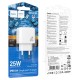 Мережевий зарядний пристрій HOCO CS53A Surplus single port charger 25W White