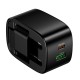 Мережевий зарядний пристрій HOCO CS101A folding charger 20W Black