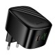 Мережевий зарядний пристрій HOCO CS101A folding charger 20W Black