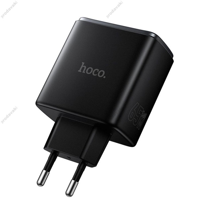 Мережевий зарядний пристрій HOCO C160A Upgrade PD charger 65W Black