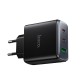 Мережевий зарядний пристрій HOCO C160A Upgrade PD charger 65W Black