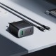 Мережевий зарядний пристрій HOCO C160A Upgrade PD charger Type-C cable 65W Black