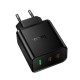 Мережевий зарядний пристрій HOCO N75 Grande charger Type-C cable 65W Black