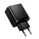 Мережевий зарядний пристрій HOCO N75 Grande charger Type-C cable 65W Black