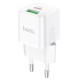 Мережевий зарядний пристрій HOCO N20 Prestige charger Lightning cable 20W White
