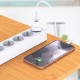 Мережевий зарядний пристрій HOCO N20 Prestige charger Lightning cable 20W White