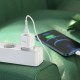 Мережевий зарядний пристрій HOCO N20 Prestige charger Lightning cable 20W White