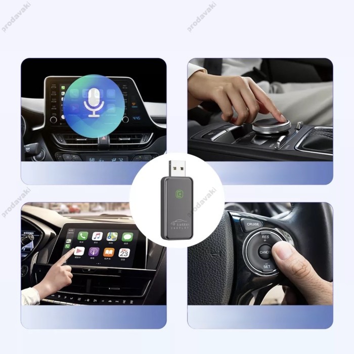 Автомобільний бездротовий адаптер Carplay Earldom ET-CP02