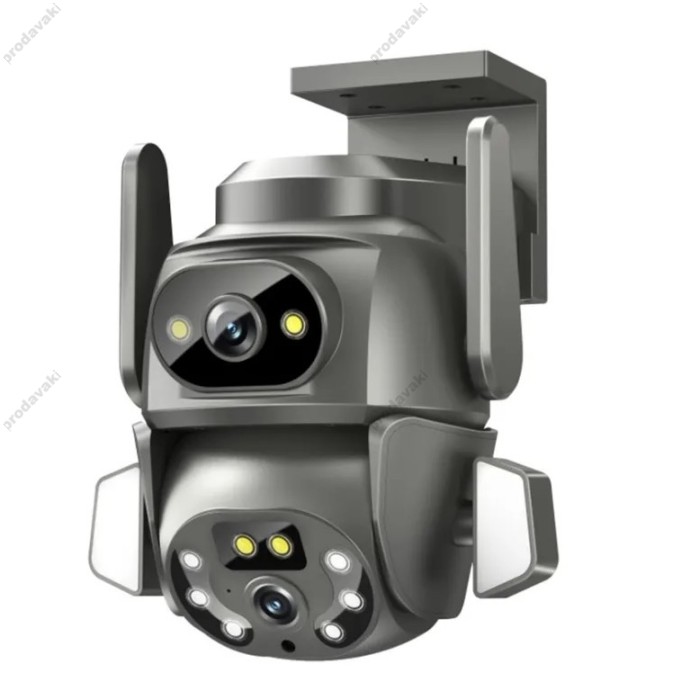 Камера відеоспостереження XO CR04 Robot Pixel Dual 400W Black