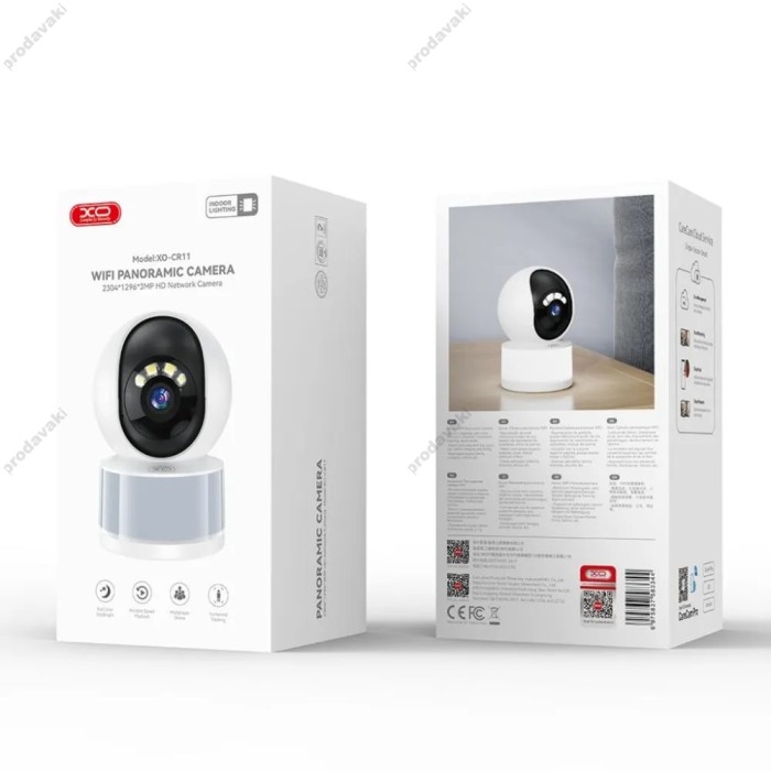 Камера відеоспостереження XO CR11 XingYue Pixel Indoor Lighting Camera (2.4G Wireless) 300W White