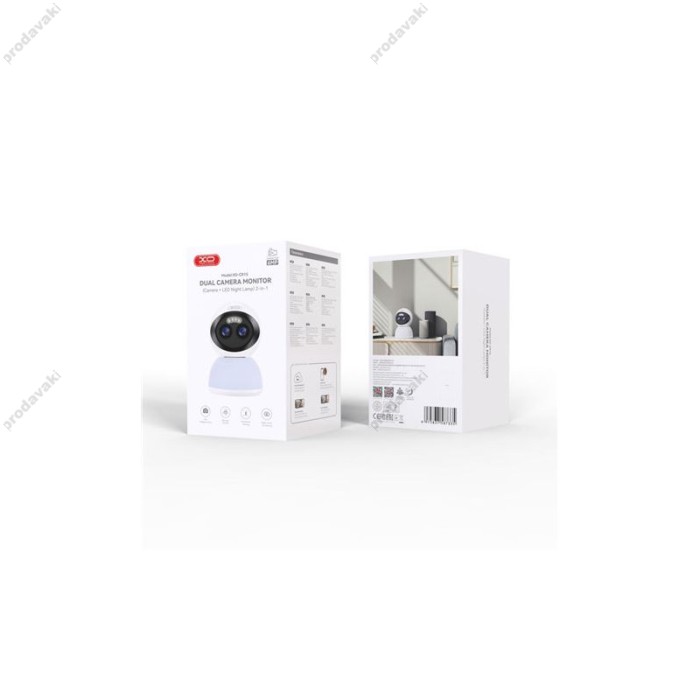 Камера відеоспостереження XO CR15 Indoor Dual Mirror Zoom 6-Megapixel EU White