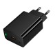 Мережевий зарядний пристрій HOCO CS93A Leader single port charger Type-C cable 20W Black