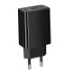Мережевий зарядний пристрій HOCO CS93A Leader single port charger Type-C cable 20W Black