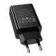 Мережевий зарядний пристрій HOCO CS93A Leader single port charger Type-C cable 20W Black
