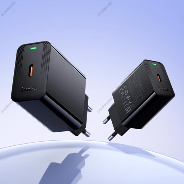 Мережевий зарядний пристрій HOCO CS93A Leader single port charger Type-C cable 20W Black