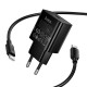 Мережевий зарядний пристрій HOCO N76 Star single port Type-c Cable 25W Black